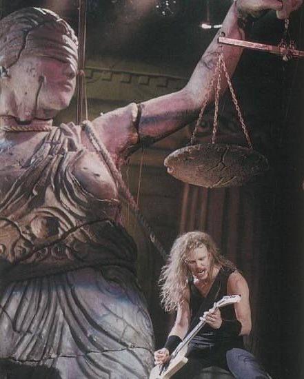 Lady Justice — Doris, Metallica ...And Justice for All tour