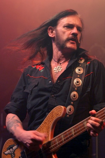 Lemmy Kilmister — Motörhead, in his usual seat